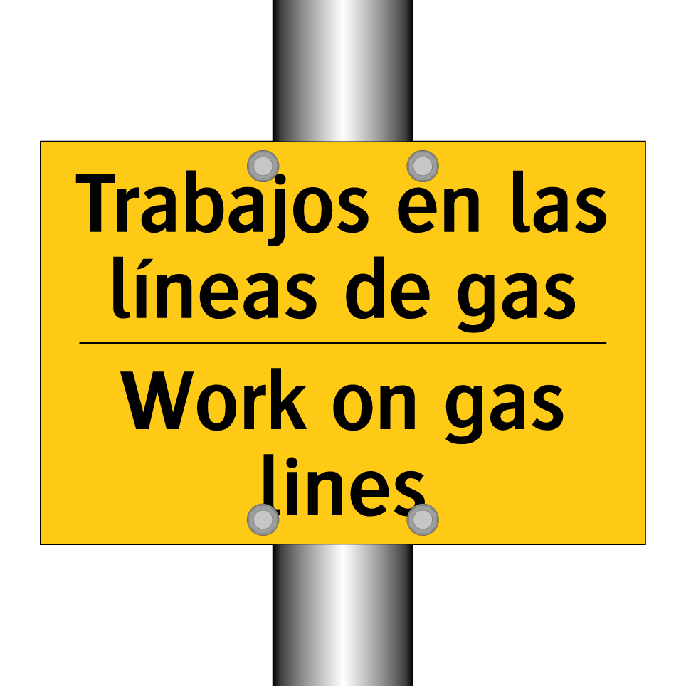 Trabajos en las líneas de gas - Work on gas lines