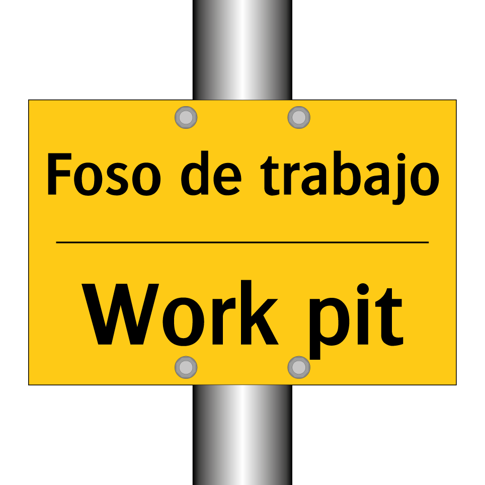 Foso de trabajo - Work pit