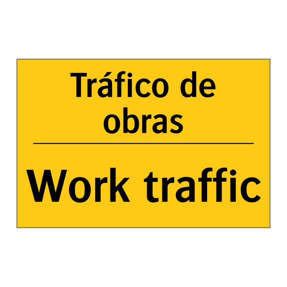 Tráfico de obras - Work traffic