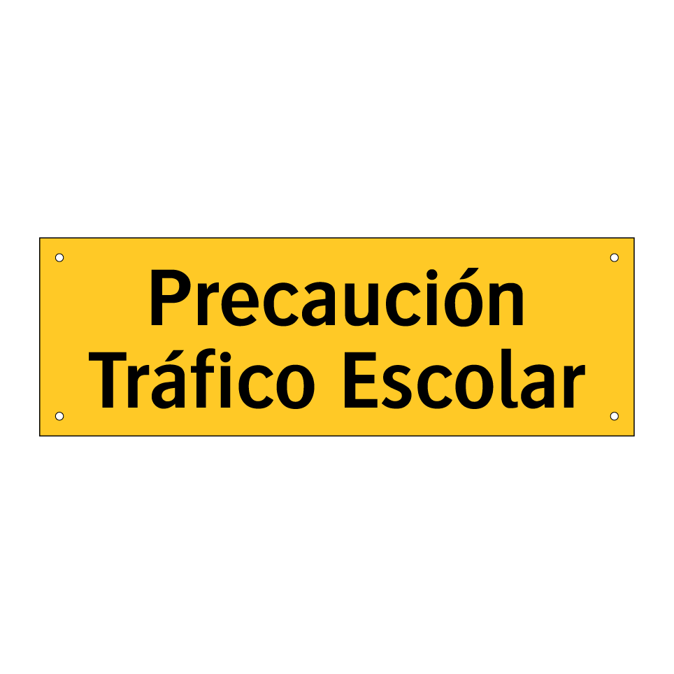 Precaución Tráfico Escolar