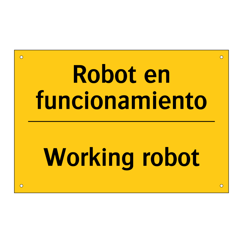 Robot en funcionamiento - Working robot