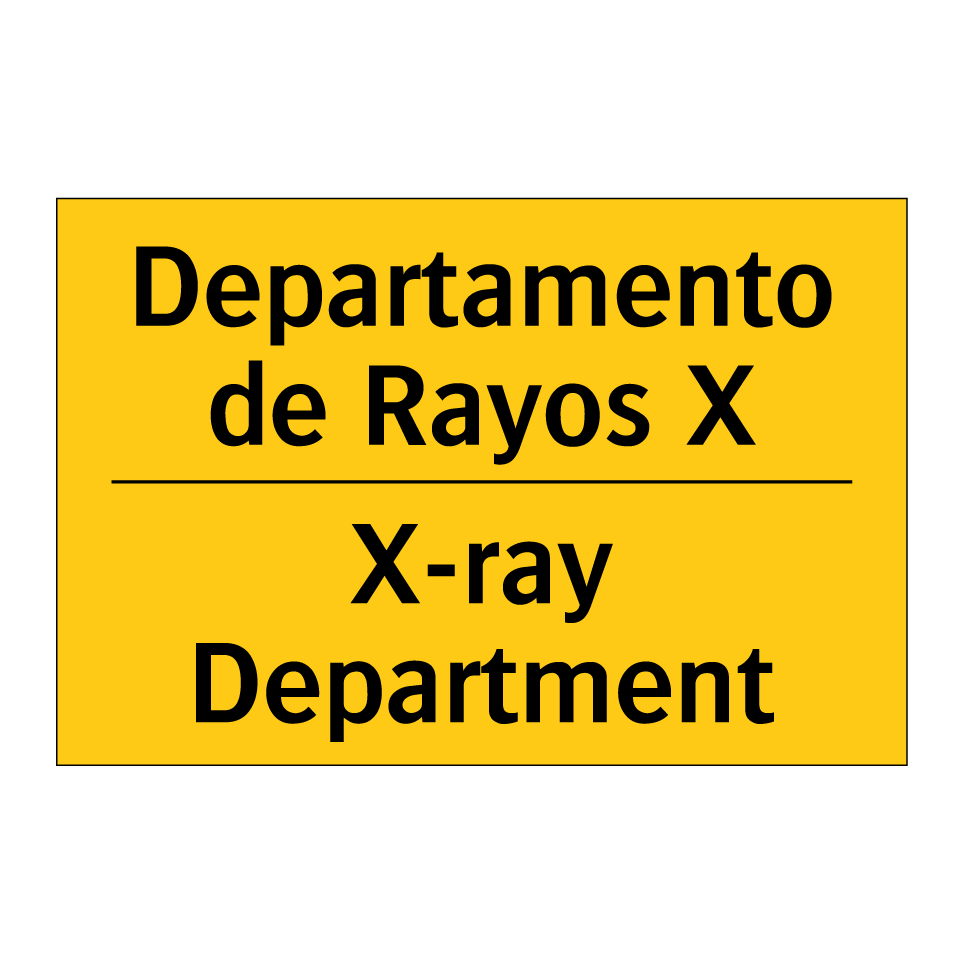 Departamento de Rayos X - X-ray Department