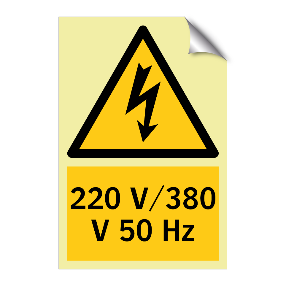 220 V/380 V 50 Hz