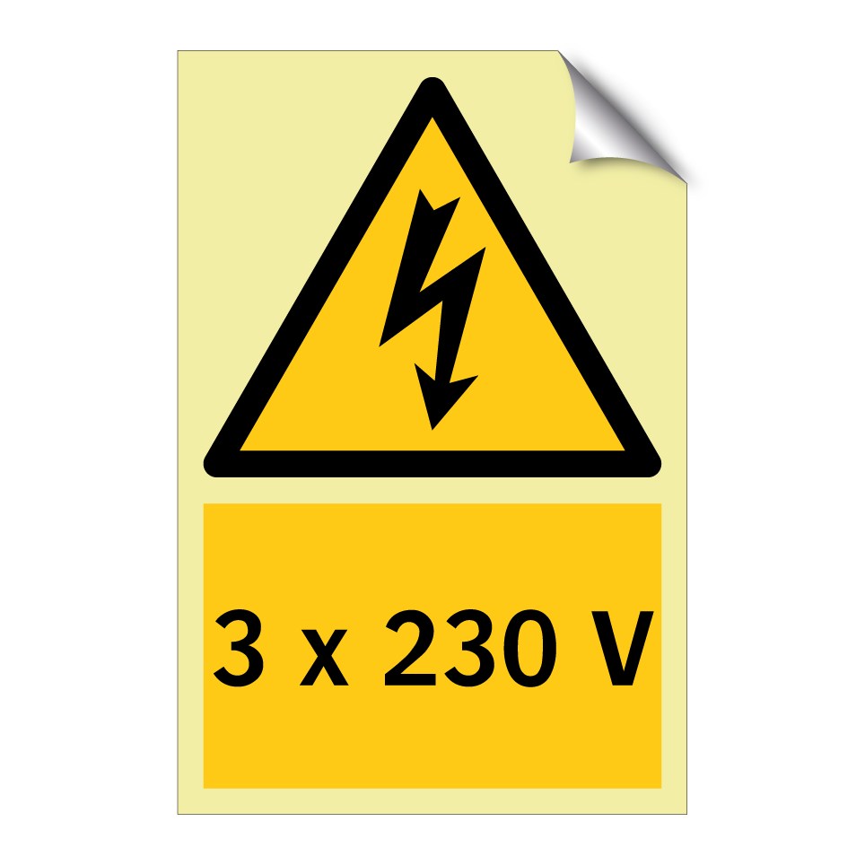 3 x 230 V