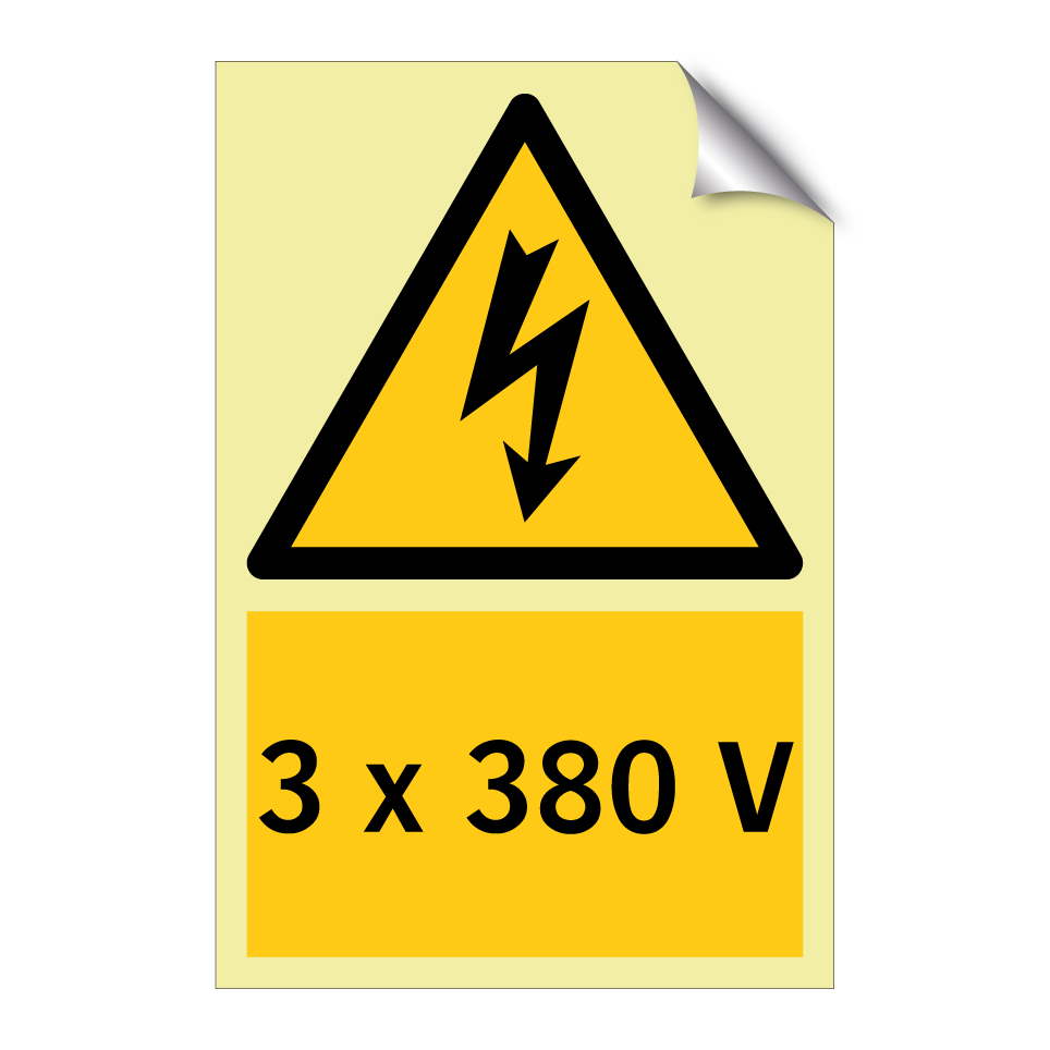 3 x 380 V