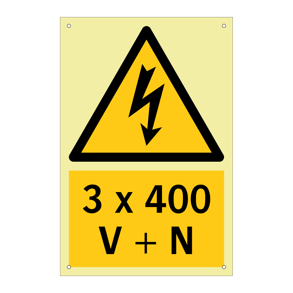 3 x 400 V + N