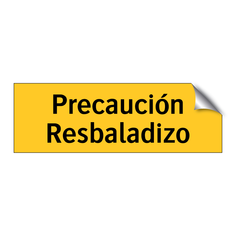 Precaución Resbaladizo
