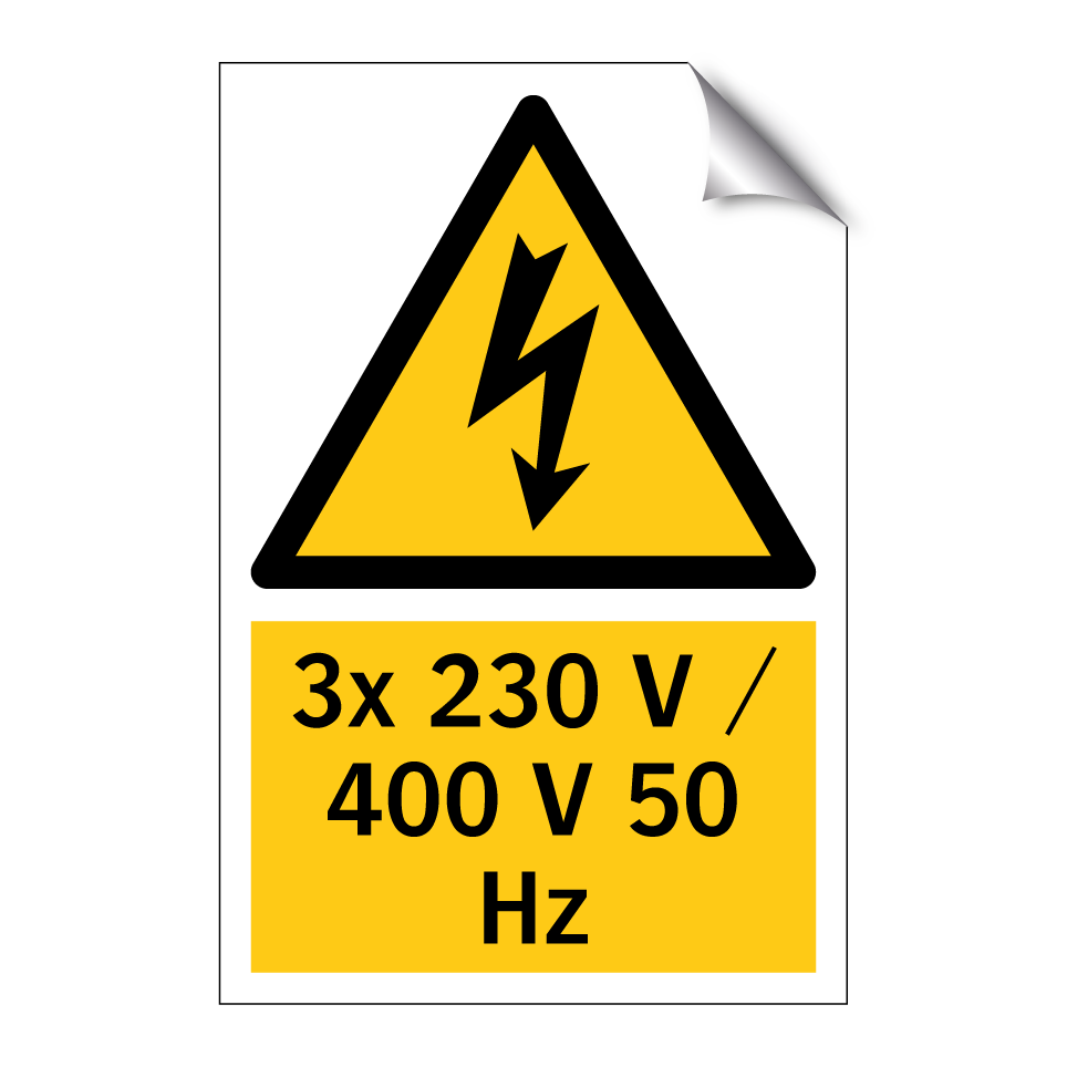 3x 230 V / 400 V 50 Hz