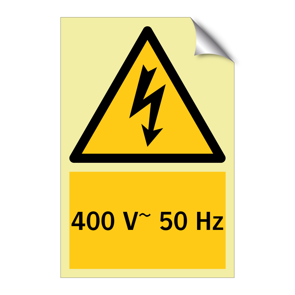 400 V~ 50 Hz