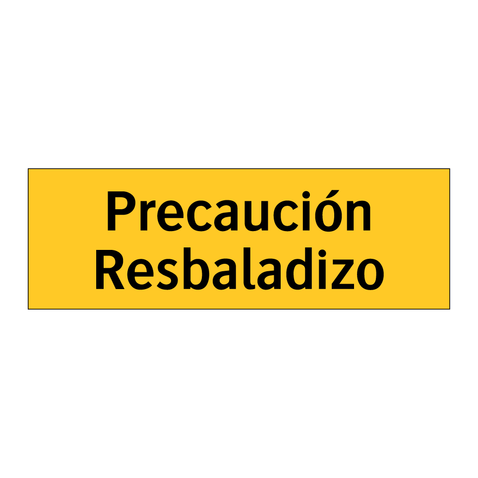 Precaución Resbaladizo