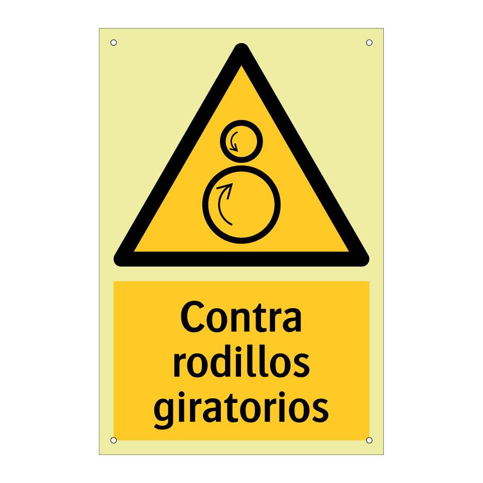 Contra rodillos giratorios