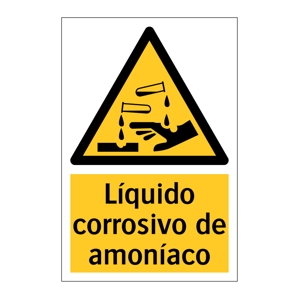 Líquido corrosivo de amoníaco