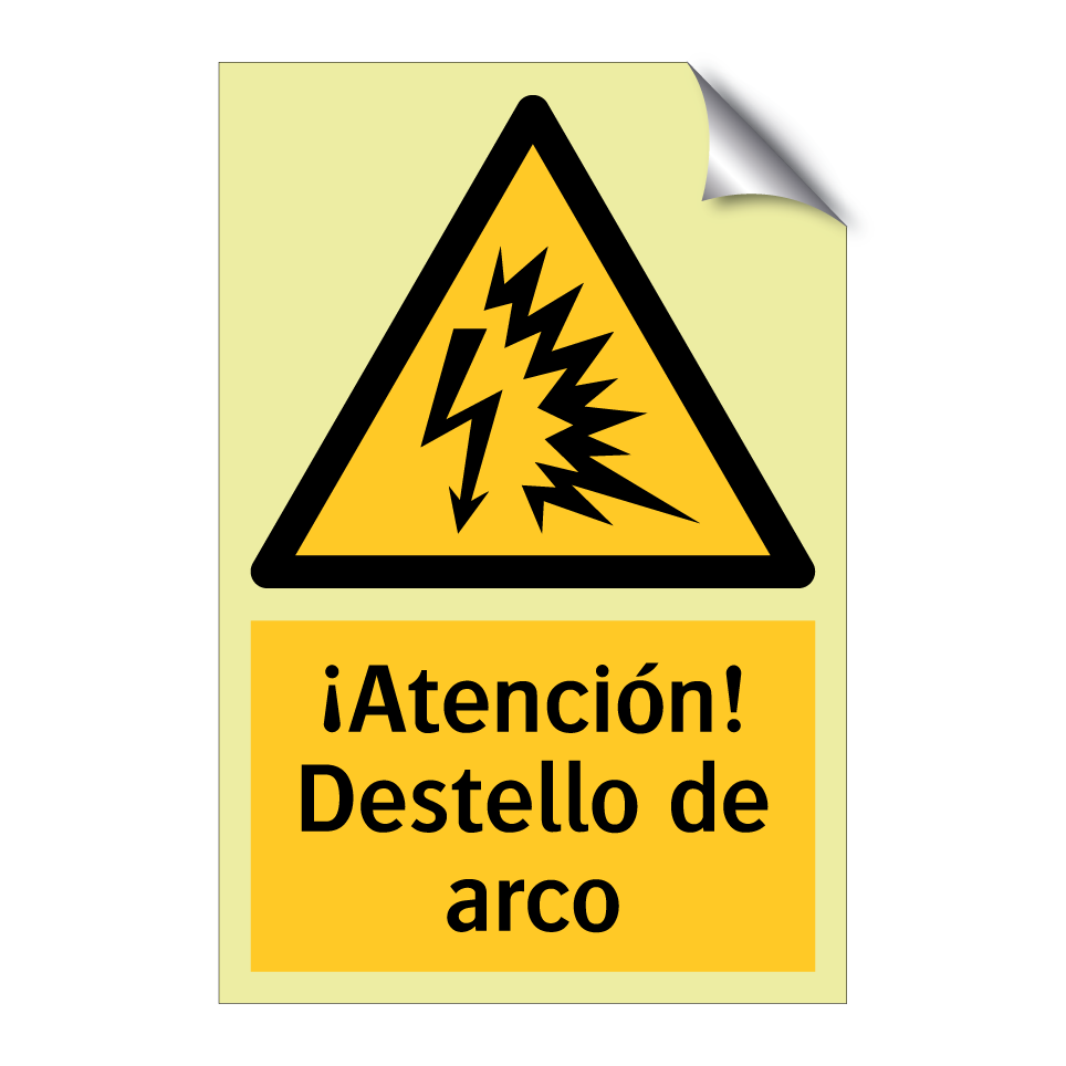 ¡Atención! Destello de arco