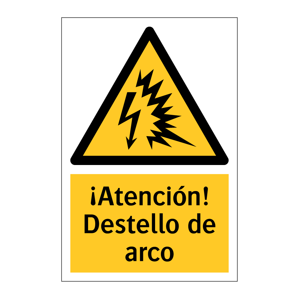 ¡Atención! Destello de arco