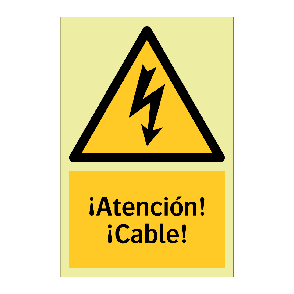 ¡Atención! ¡Cable!