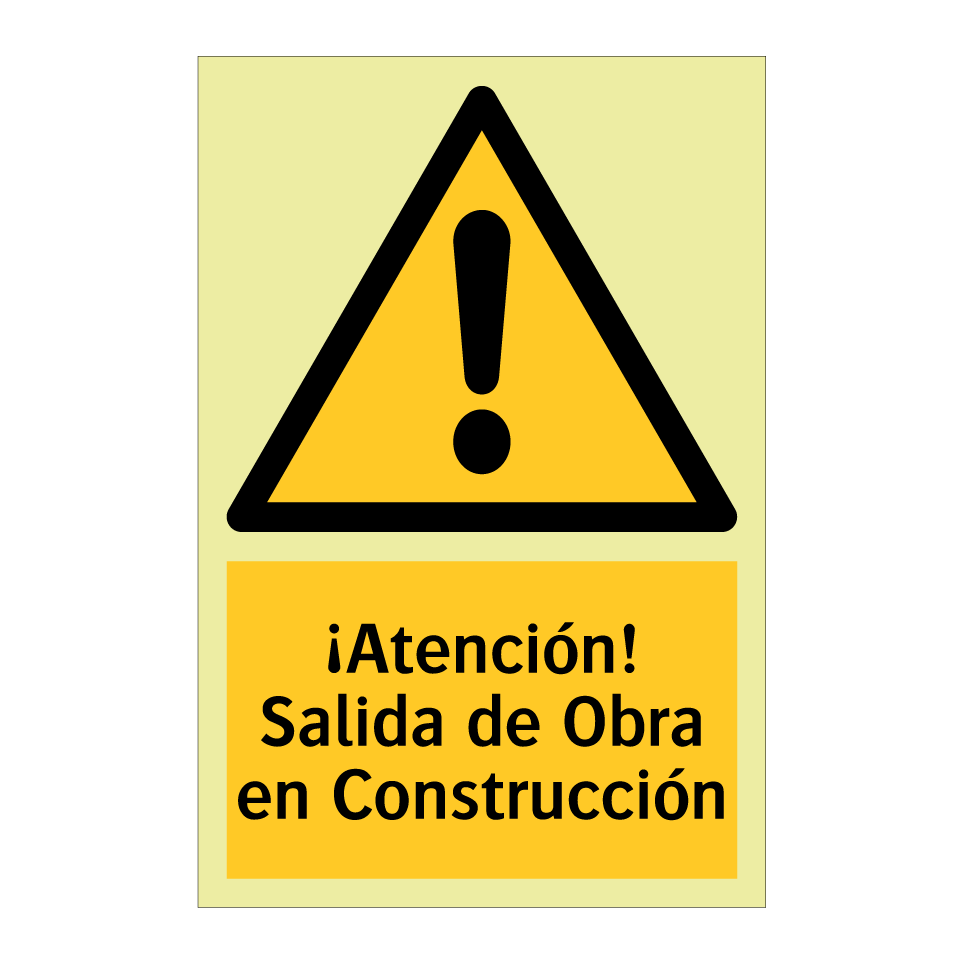 ¡Atención! Salida de Obra en Construcción