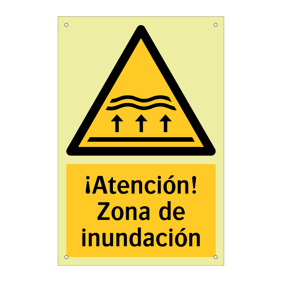 ¡Atención! Zona de inundación