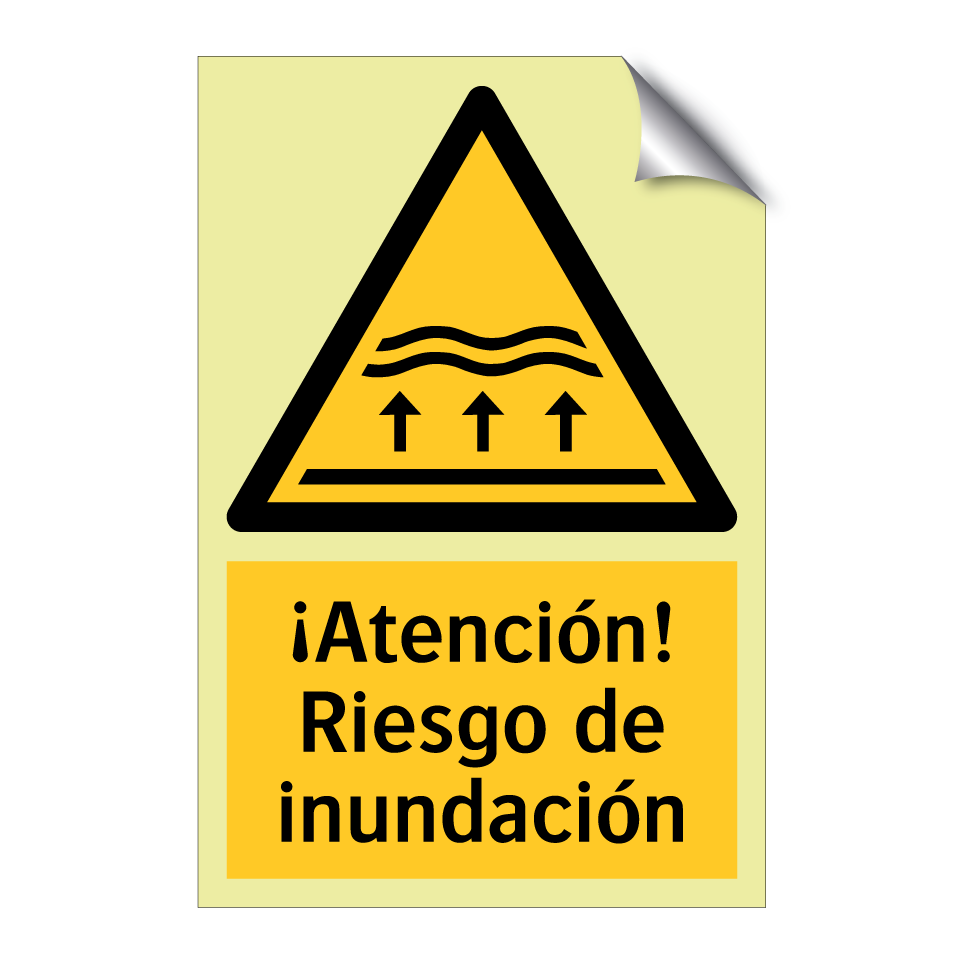 ¡Atención! Riesgo de inundación