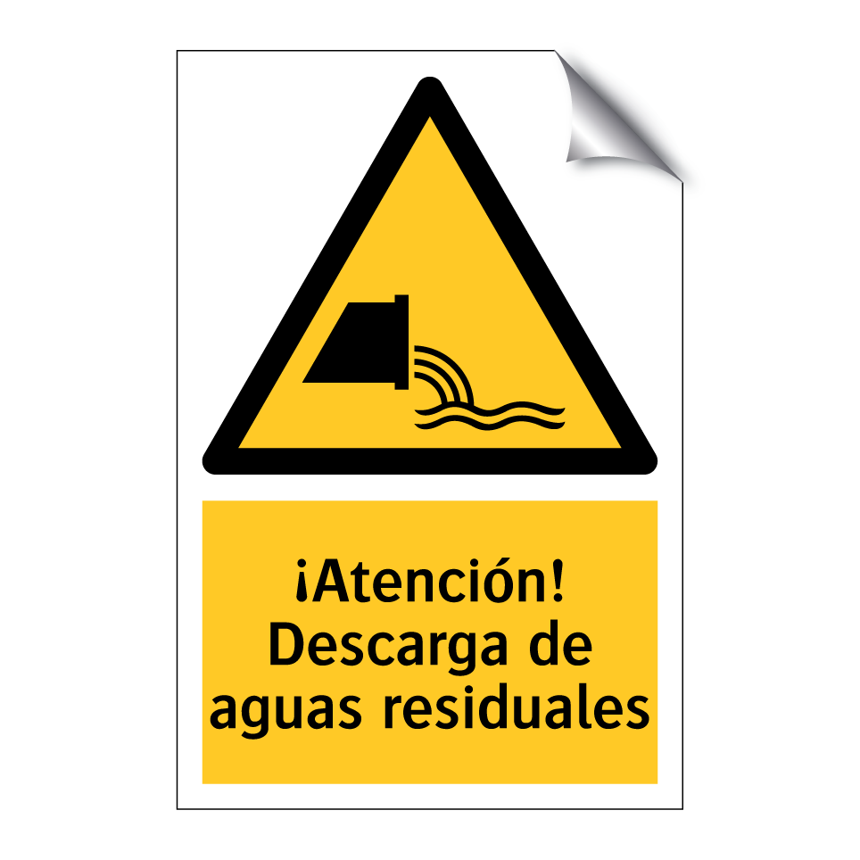 ¡Atención! Descarga de aguas residuales