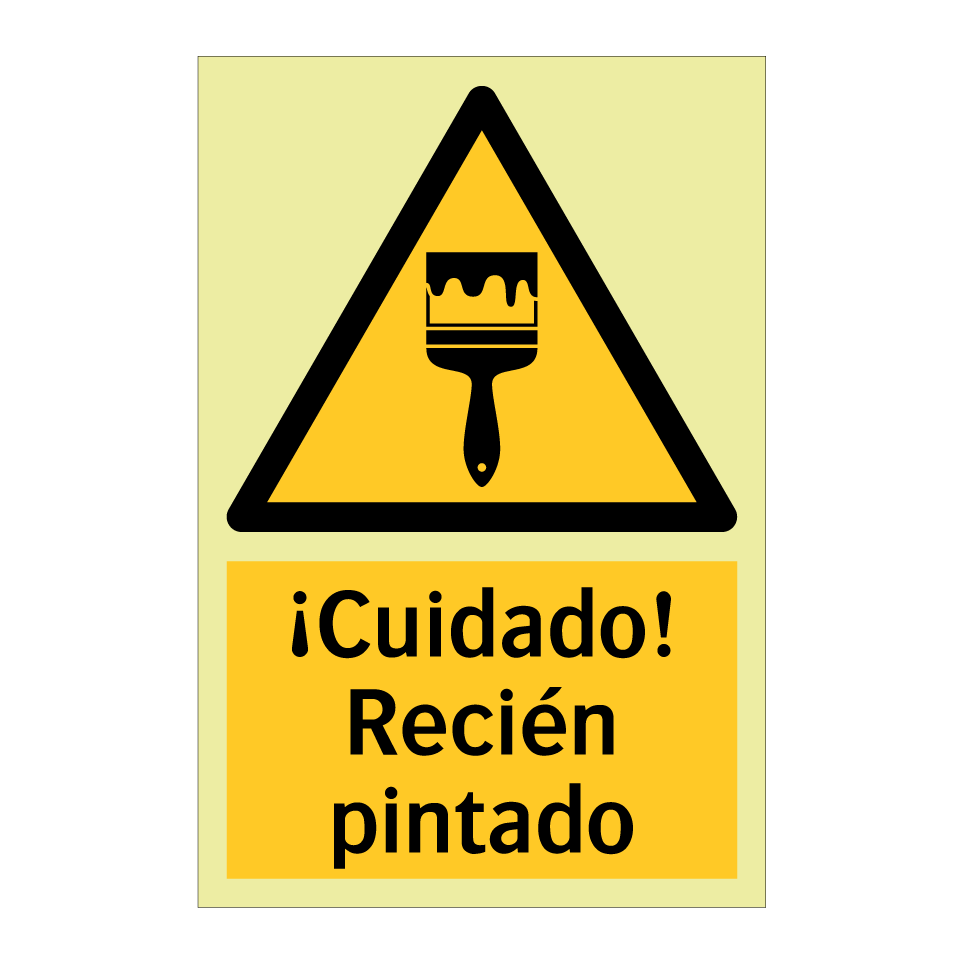 ¡Cuidado! Recién pintado