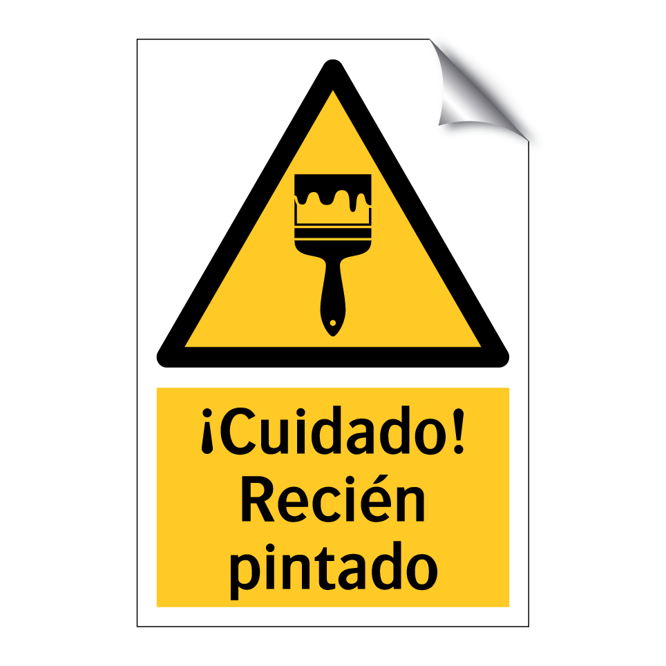 ¡Cuidado! Recién pintado