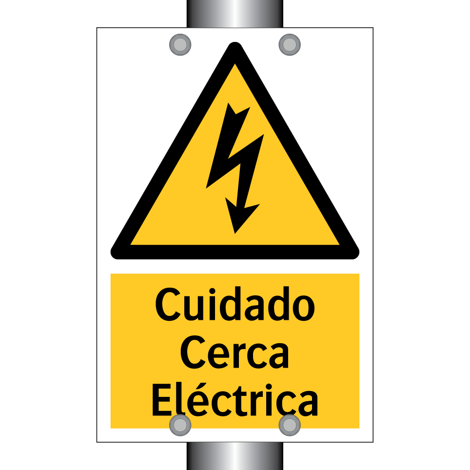 Cuidado Cerca Eléctrica