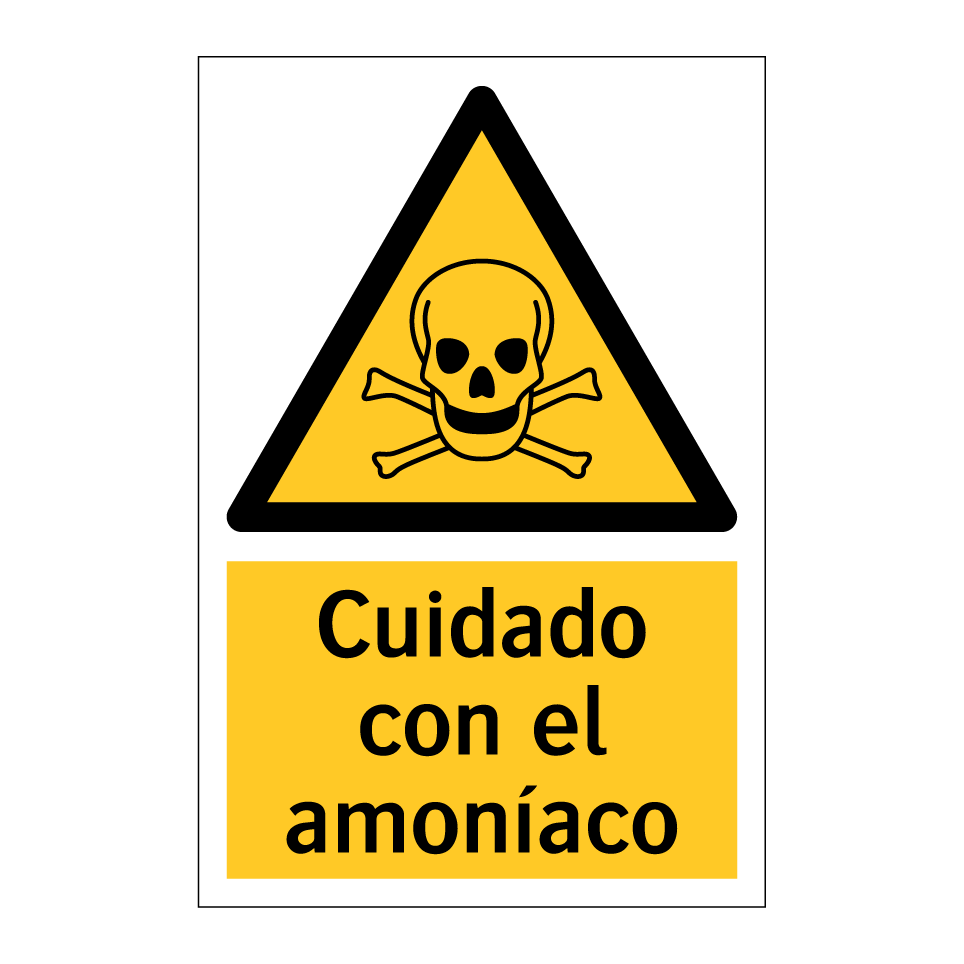 Cuidado con el amoníaco