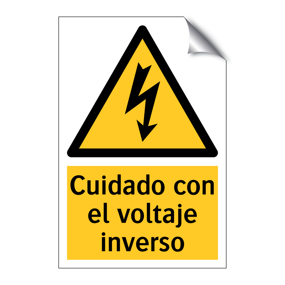 Cuidado con el voltaje inverso