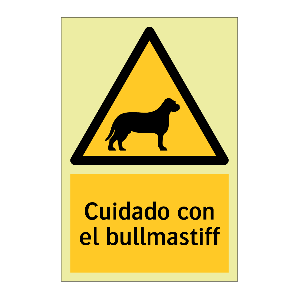 Cuidado con el bullmastiff