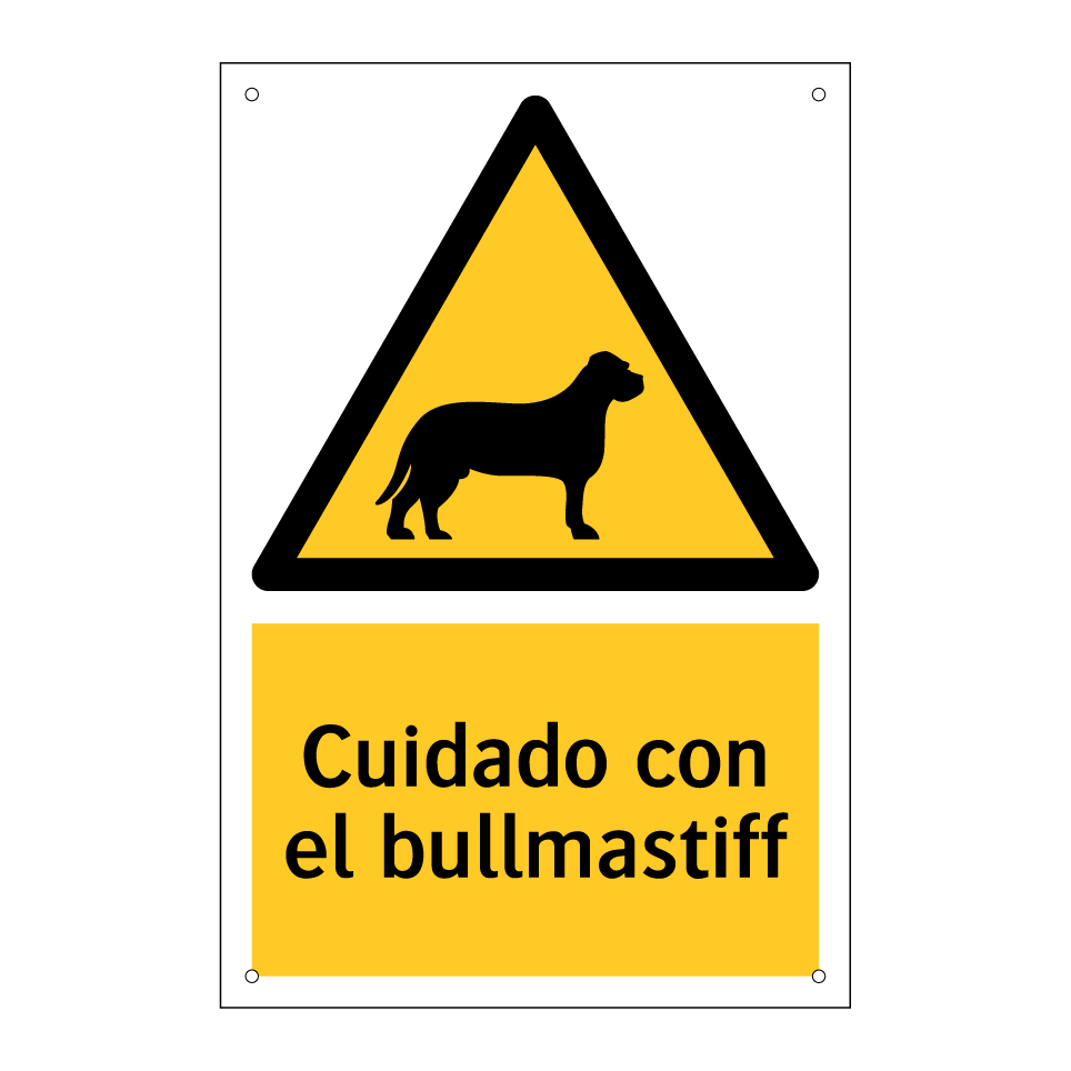 Cuidado con el bullmastiff