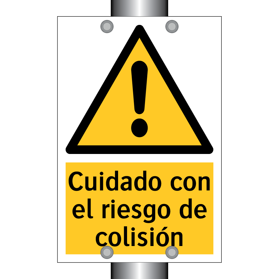 Cuidado con el riesgo de colisión