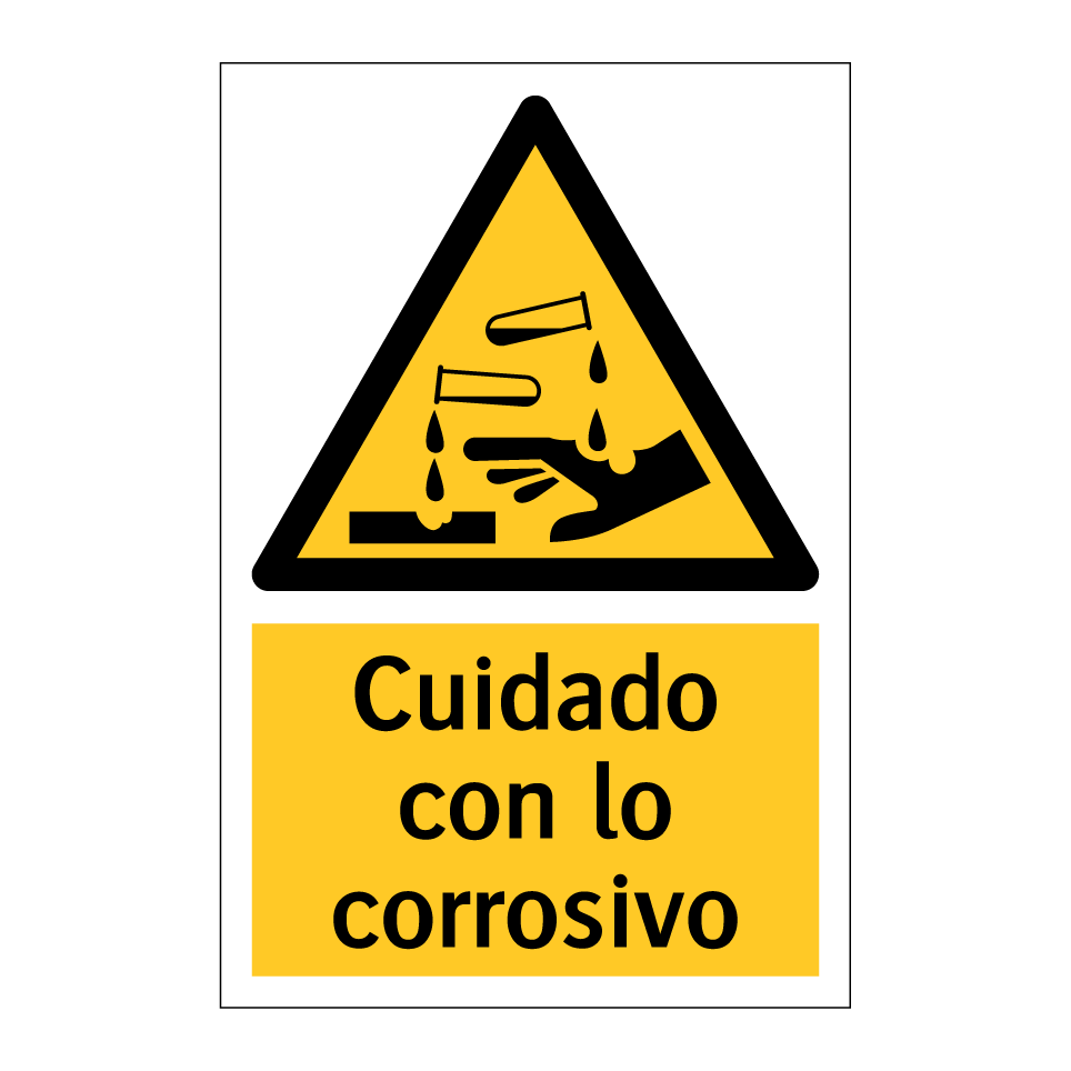 Cuidado con lo corrosivo