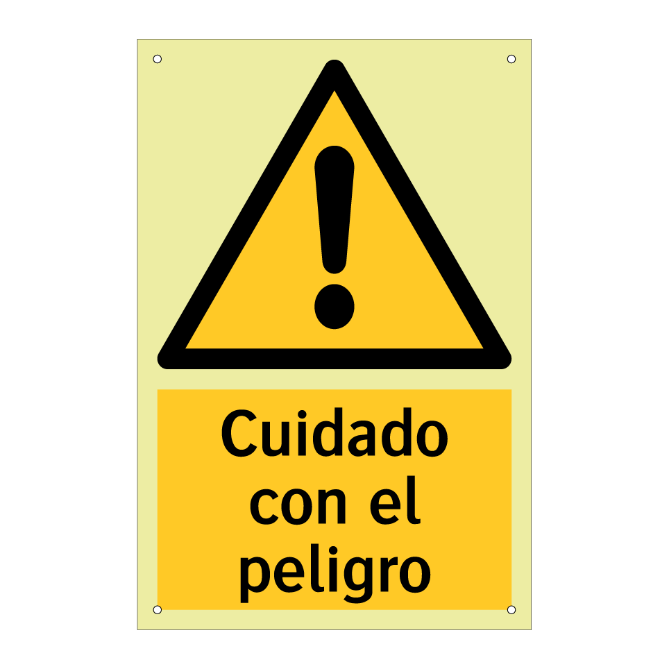 Cuidado con el peligro
