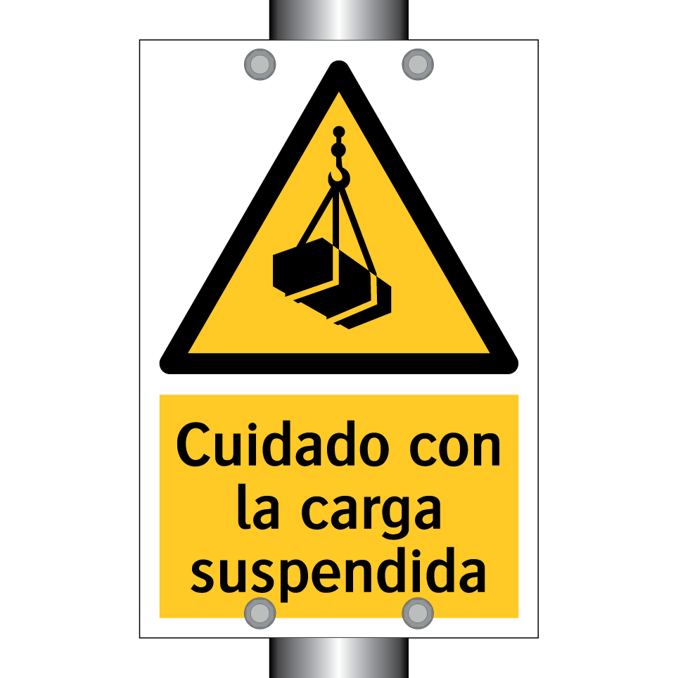 Cuidado con la carga suspendida