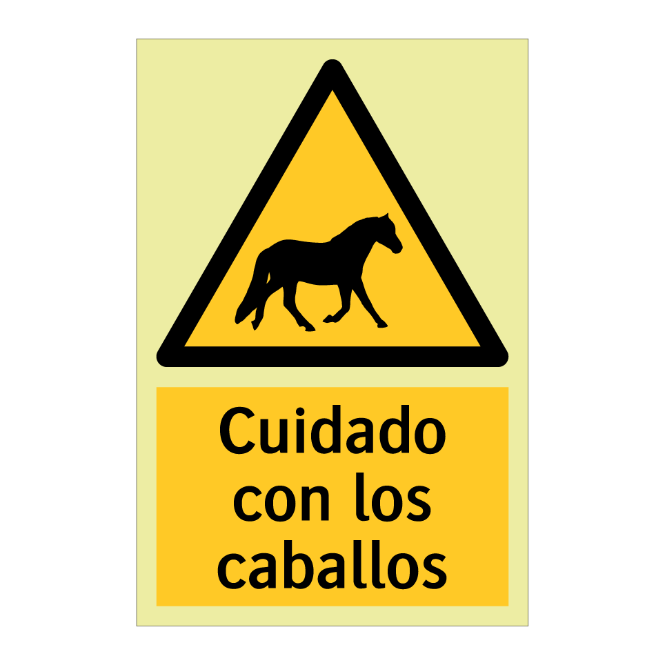 Cuidado con los caballos