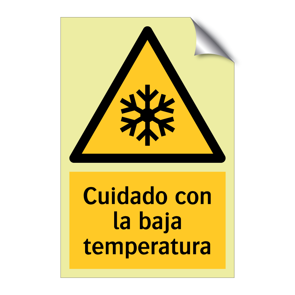 Cuidado con la baja temperatura