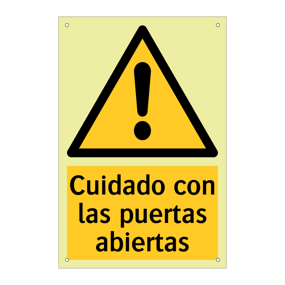 Cuidado con las puertas abiertas