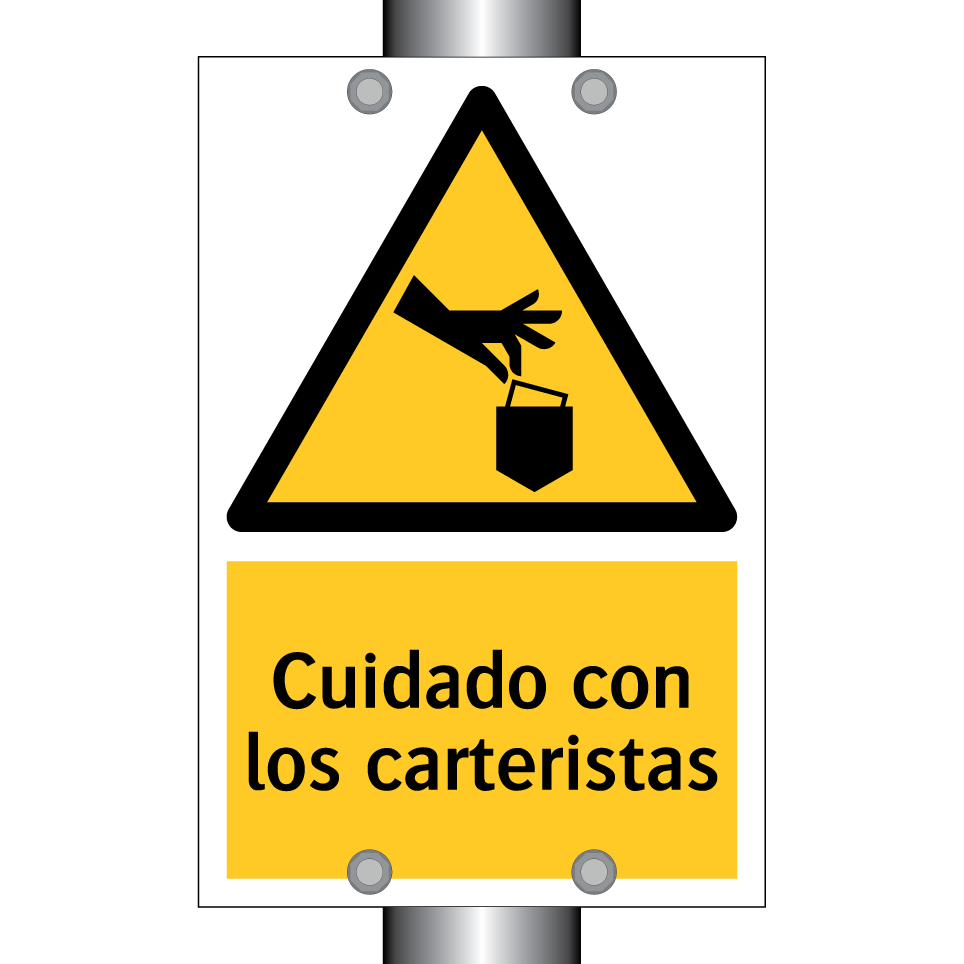 Cuidado con los carteristas