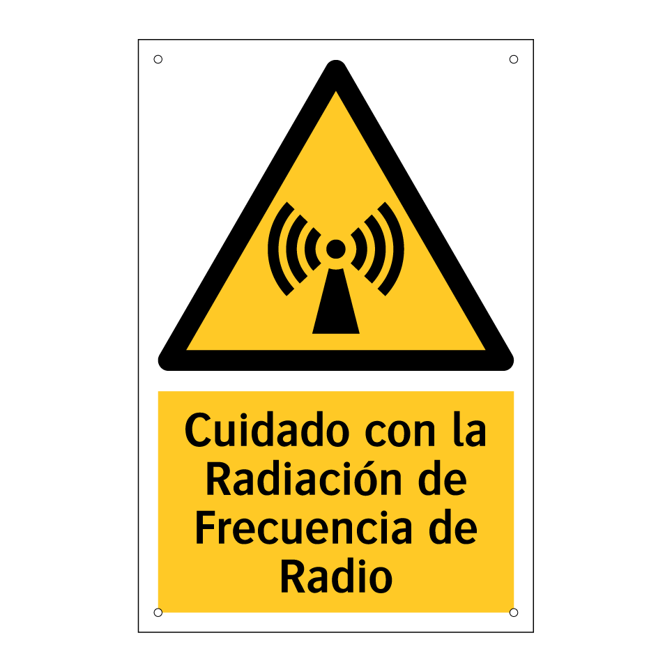 Cuidado con la Radiación de Frecuencia de Radio