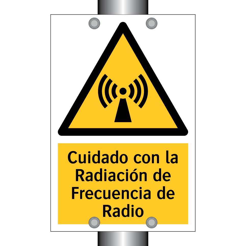 Cuidado con la Radiación de Frecuencia de Radio