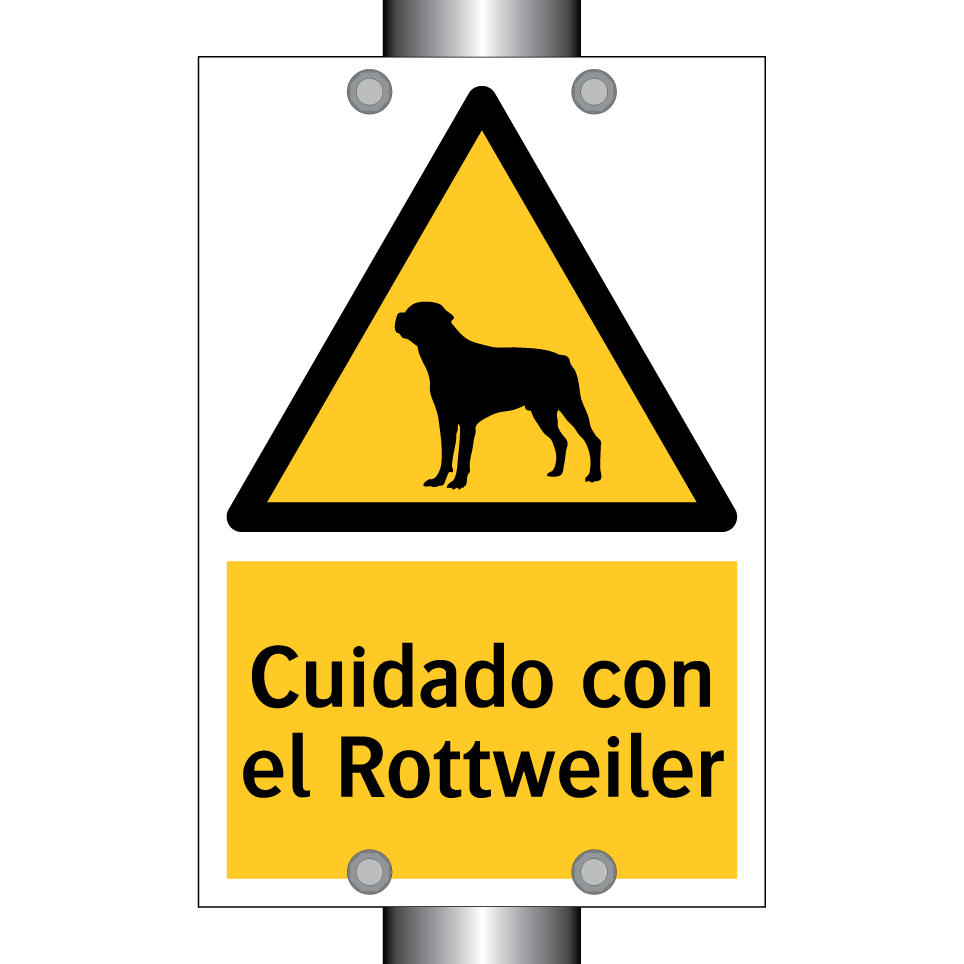 Cuidado con el Rottweiler