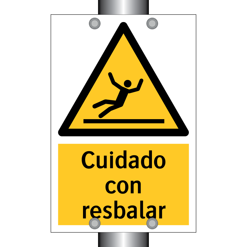 Cuidado con resbalar