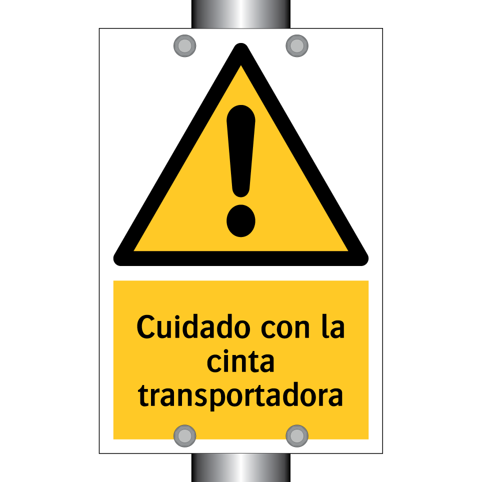 Cuidado con la cinta transportadora