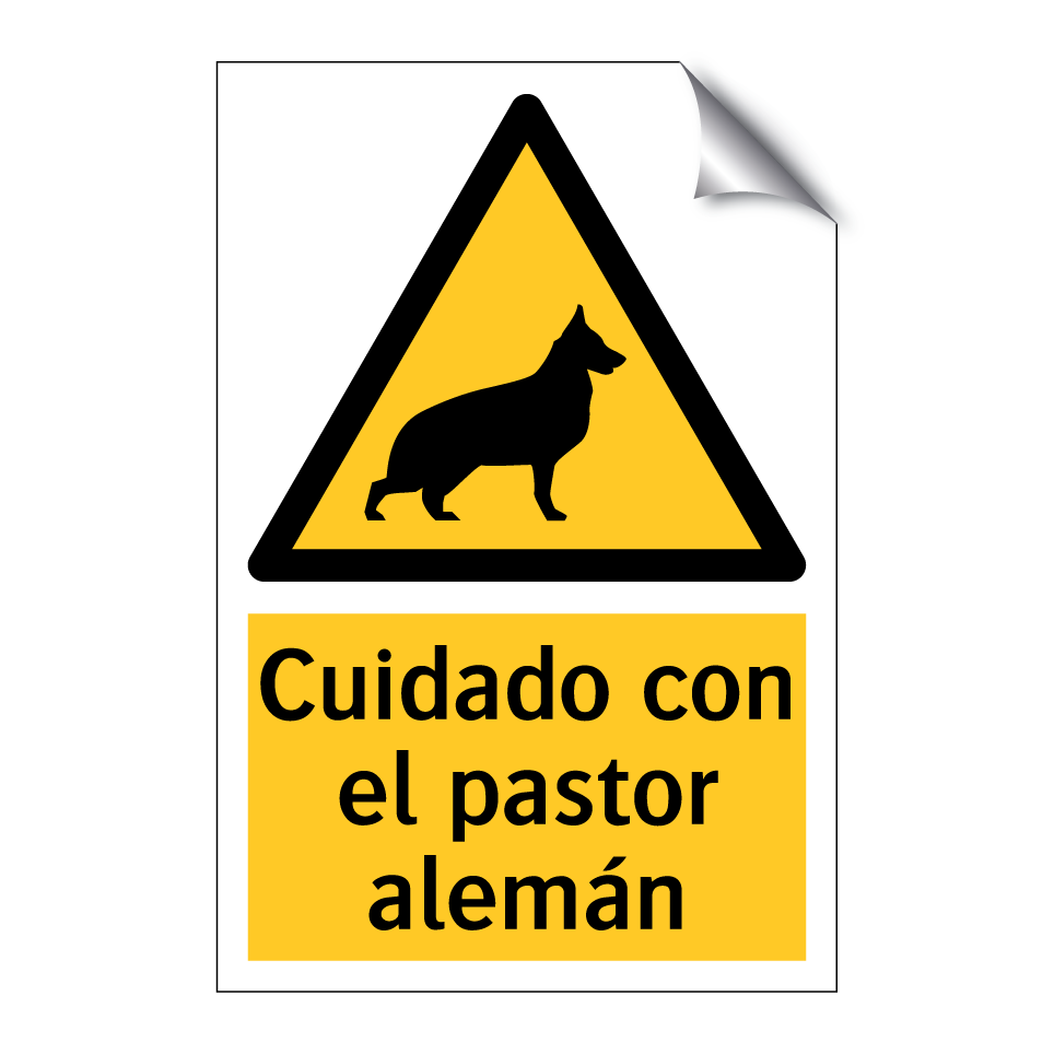 Cuidado con el pastor alemán