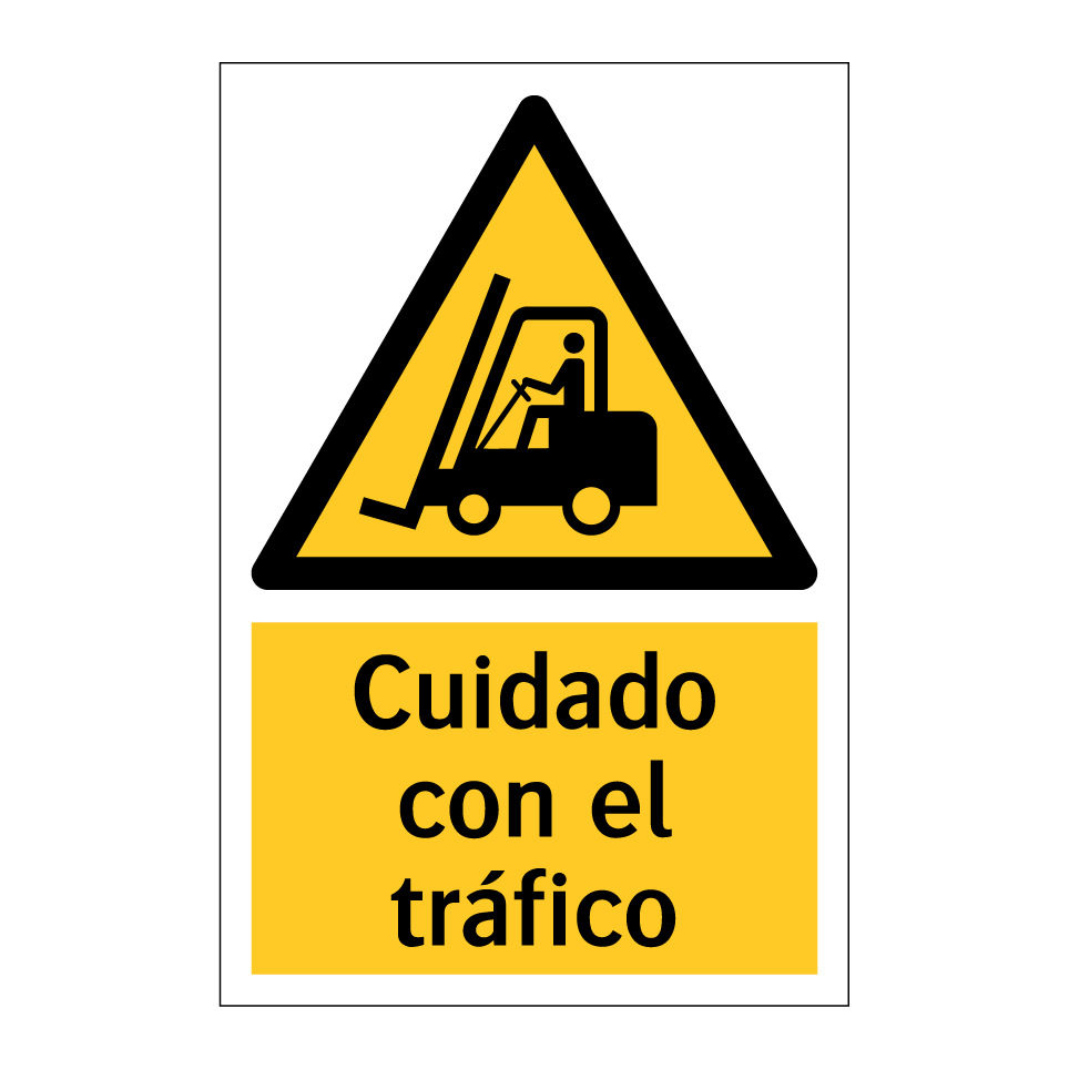 Cuidado con el tráfico