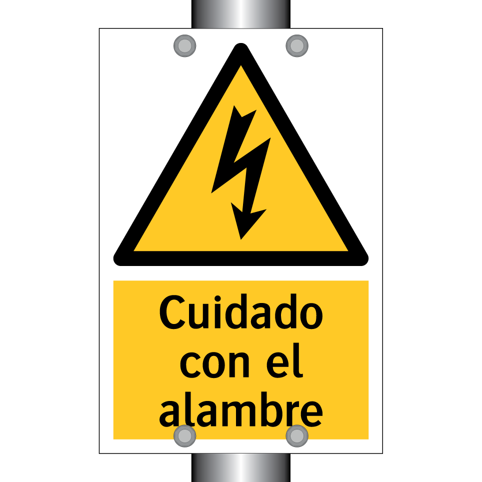 Cuidado con el alambre