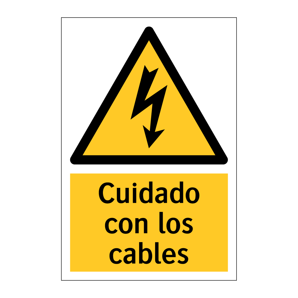 Cuidado con los cables