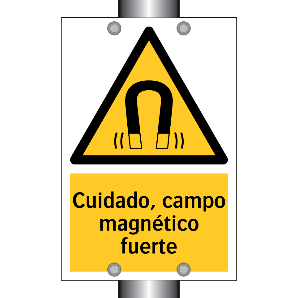 Cuidado, campo magnético fuerte