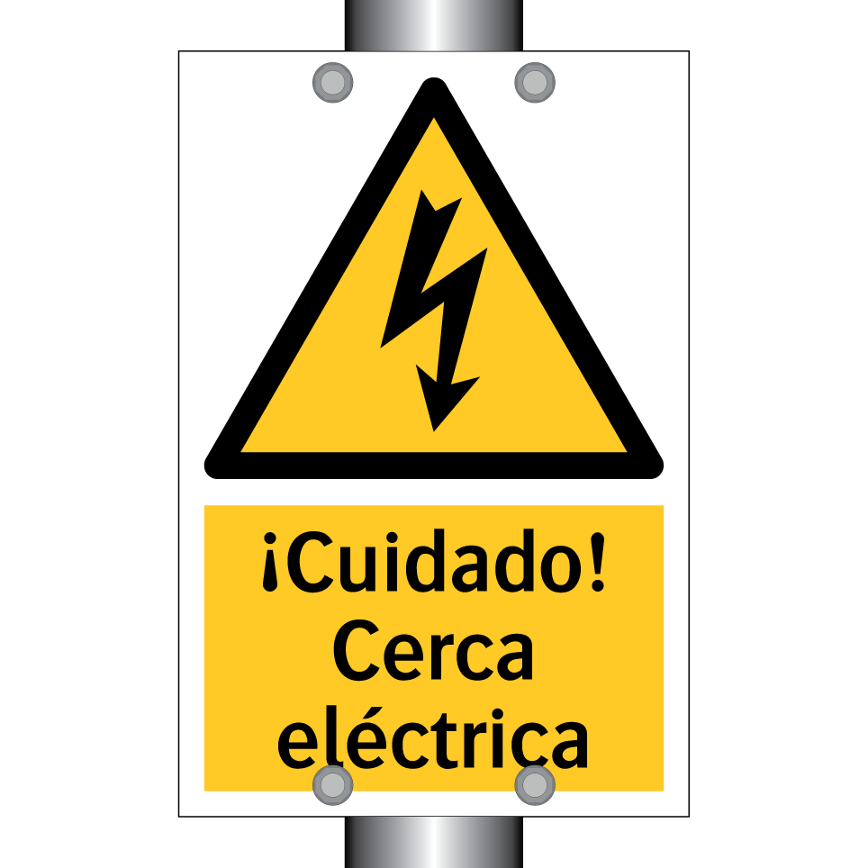 ¡Cuidado! Cerca eléctrica