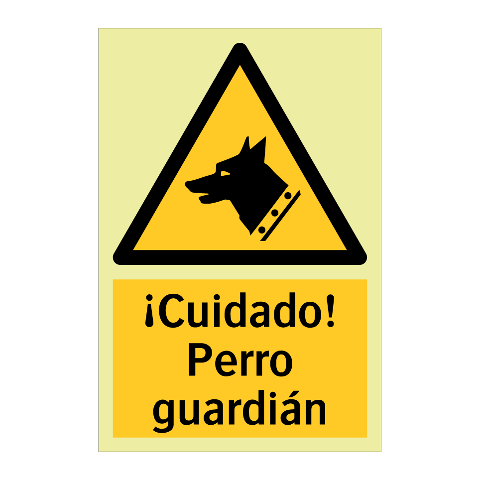 ¡Cuidado! Perro guardián